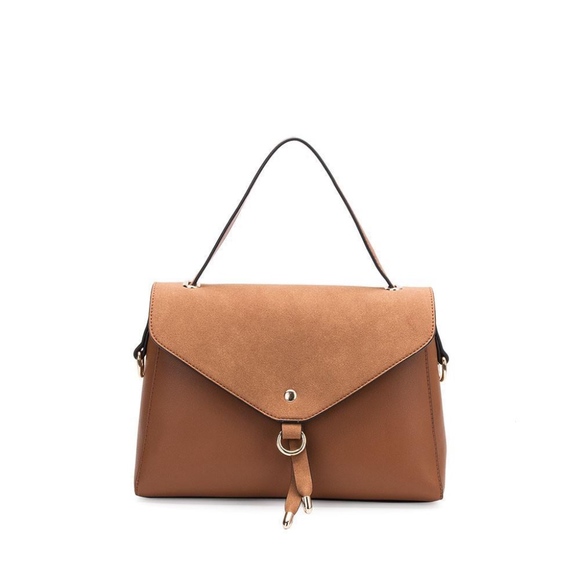 😍 SIENNA VEGAN LEATHER SOULDER BAG Black - Picture 3 of 6